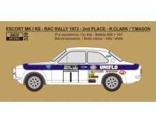 Decal – Ford Escort Mk.I - Daily Mirror RAC Rallye 1973 -  #1 Clark / Mason